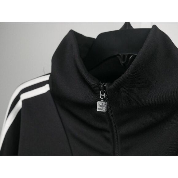 Adidas Men's Funnel neck Quarter Zip Track Top Black Size LARGE - Picture 5 of 9